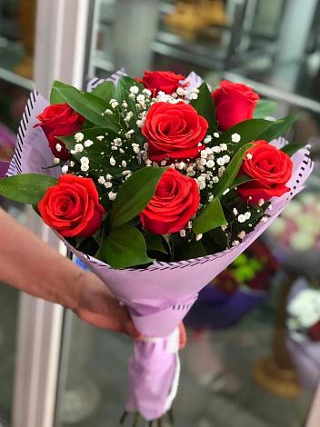 Букет цветов из: Розы в Подхожее