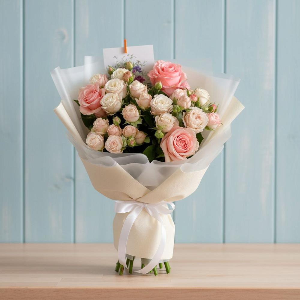 Букет цветов из: Розы в Подхожее