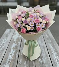 Букет цветов из:  Розы и Хризантемы в Подхожее