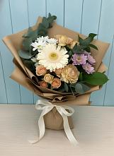 Букет цветов из:  Герберы и Хризантемы в Подхожее