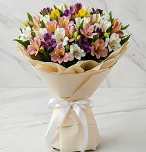 Букет цветов из:  Альстромерии #REPLACE_PRED# Подхожее