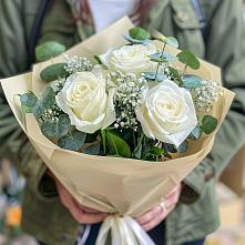 Букет цветов из:  Розы в Подхожее