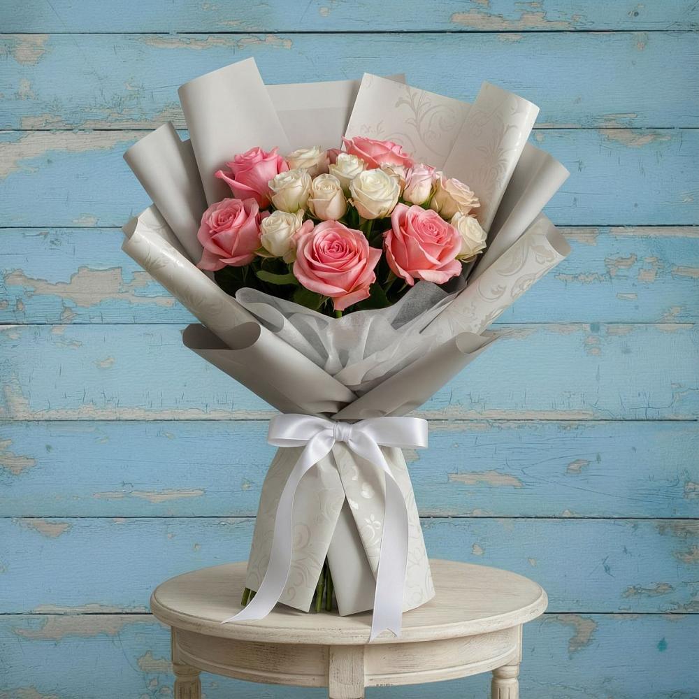 Букет цветов из: Розы в Подхожее