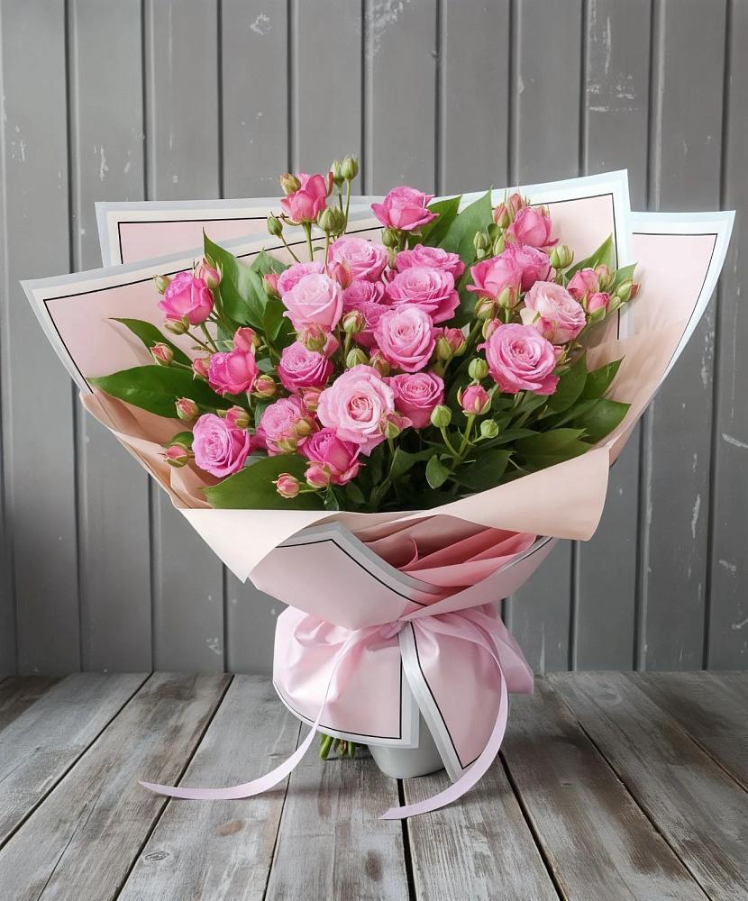 Букет Розовый кустик в Подхожее