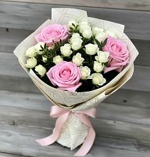 Букет цветов из:  Розы в Подхожее