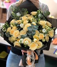 Букет цветов из:  Розы и Лизиантусы в Подхожее