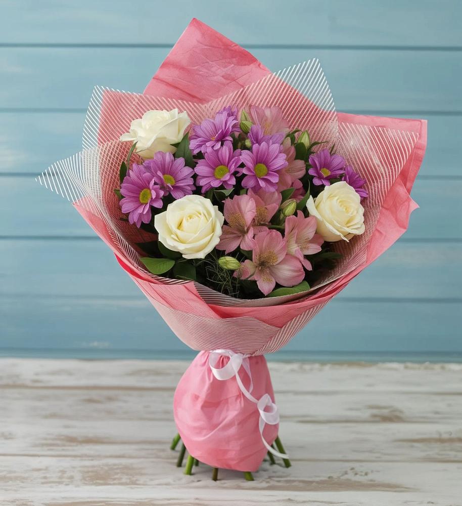 Букет цветов из: Герберы в Подхожее