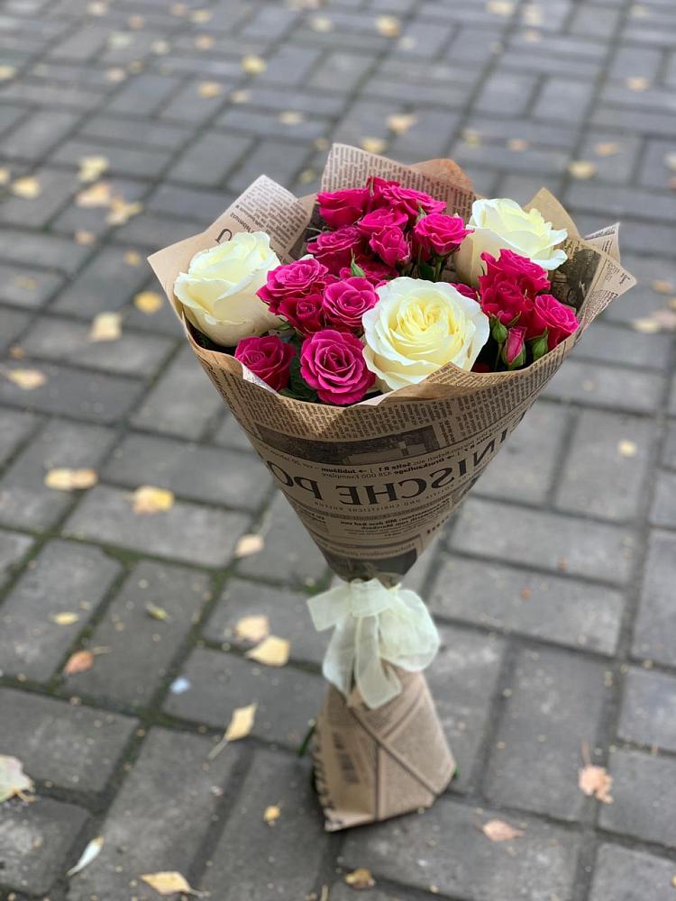 Букет цветов из: Розы в Подхожее