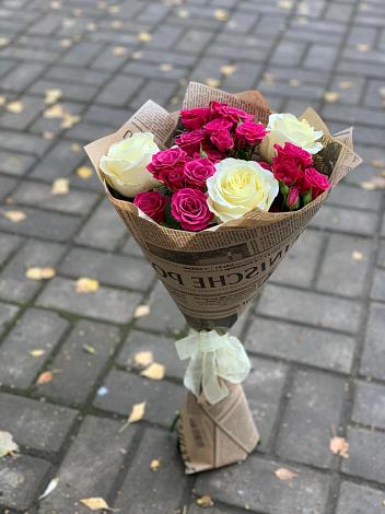 Букет цветов из: Розы в Подхожее